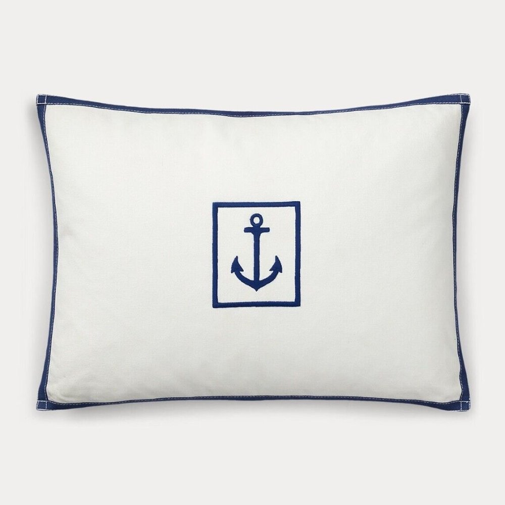 Lauren Ralph Lauren Evan Anchor Decorative Throw Pillow
